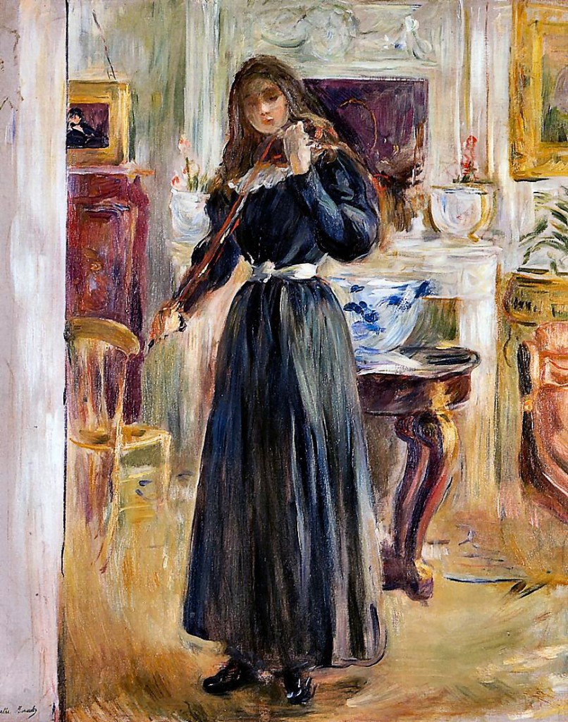 Berthe Morisot, Julie au violon, 1893