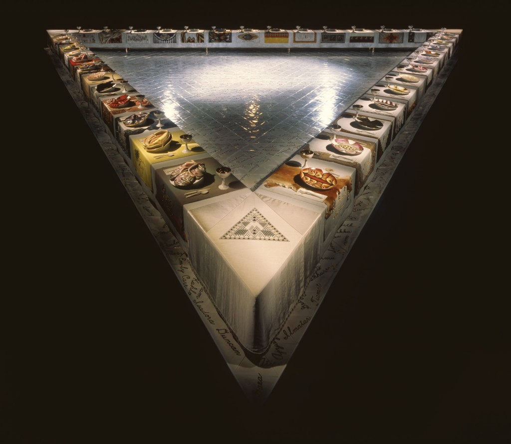 Judy Chicago,The Dinner Party, 1974-1979