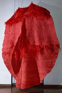 Magdalena Abakanowicz, Abakan Red I, 1970-73